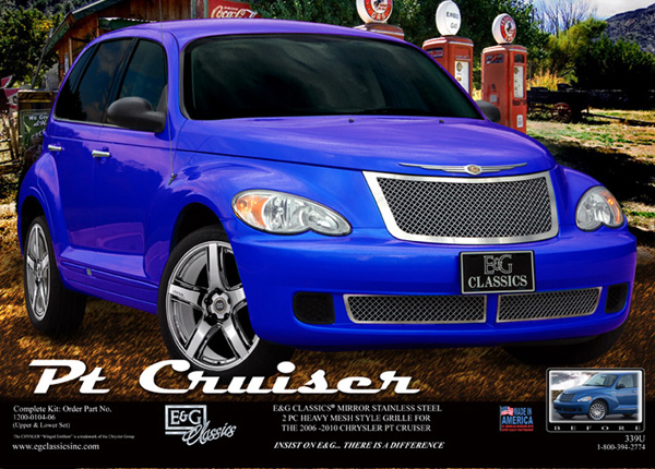 Chrysler PT Cruiser Custom Mesh Grille